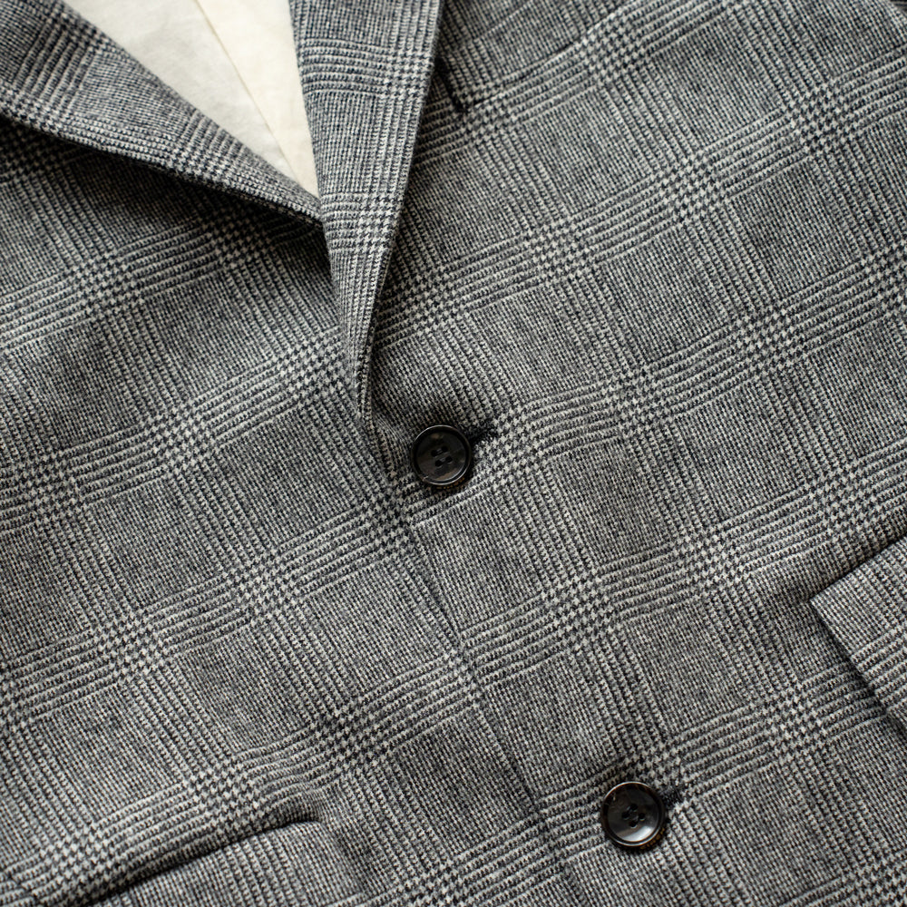 Oblada UNCONSTRUCTION JACKET -GLEN CHECK