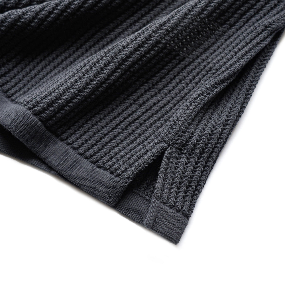 Yonetomi COTTON SUKASHI KNIT SHIRT -UNISEX