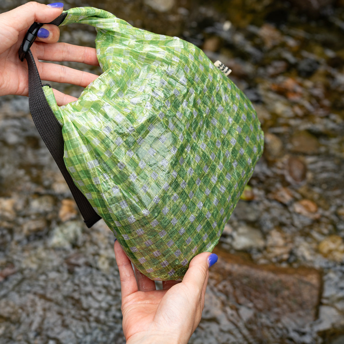 FAIRWEATHER × Friday  Dry sack -Dyneema  "Lime gingham"
