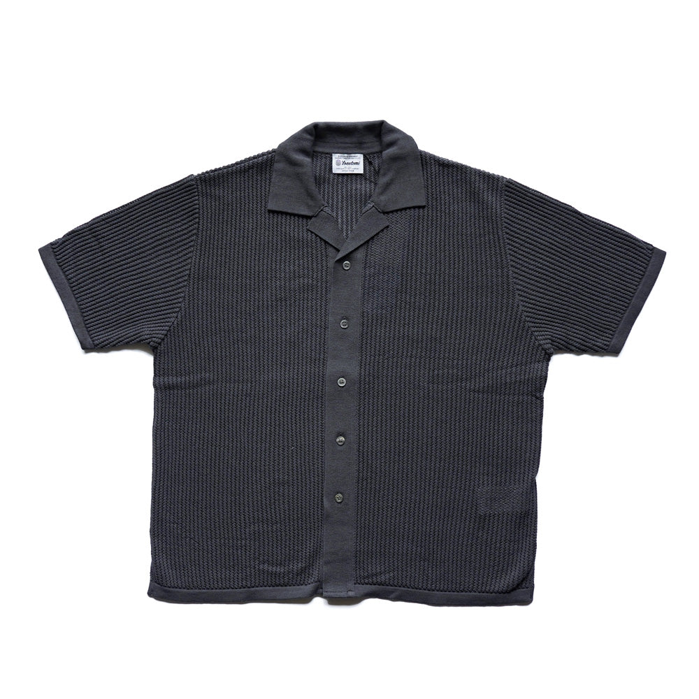 Yonetomi COTTON SUKASHI KNIT SHIRT -UNISEX
