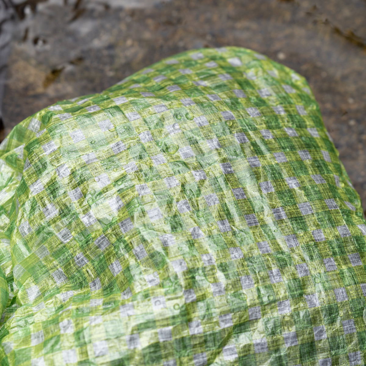 FAIRWEATHER × Friday  Dry sack -Dyneema  "Lime gingham"
