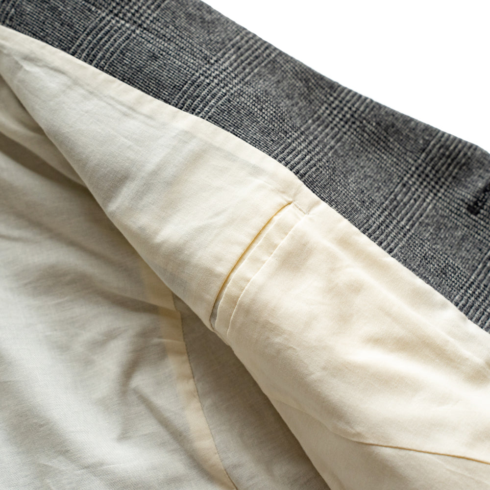 Oblada UNCONSTRUCTION JACKET -GLEN CHECK