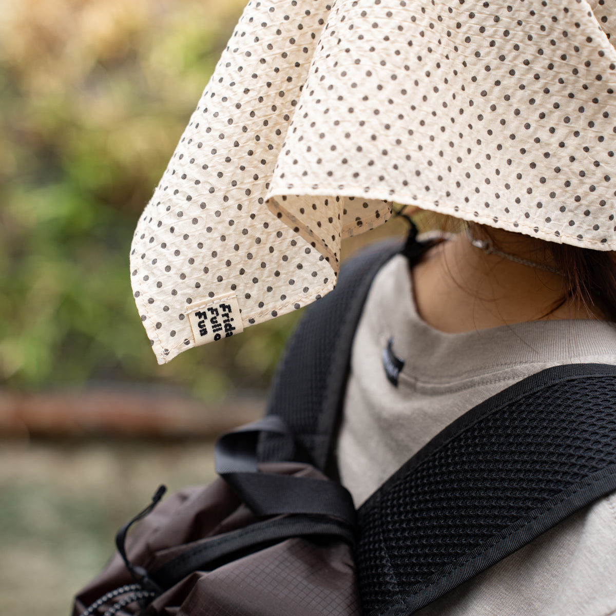 F F F   Scarf -Small dot print