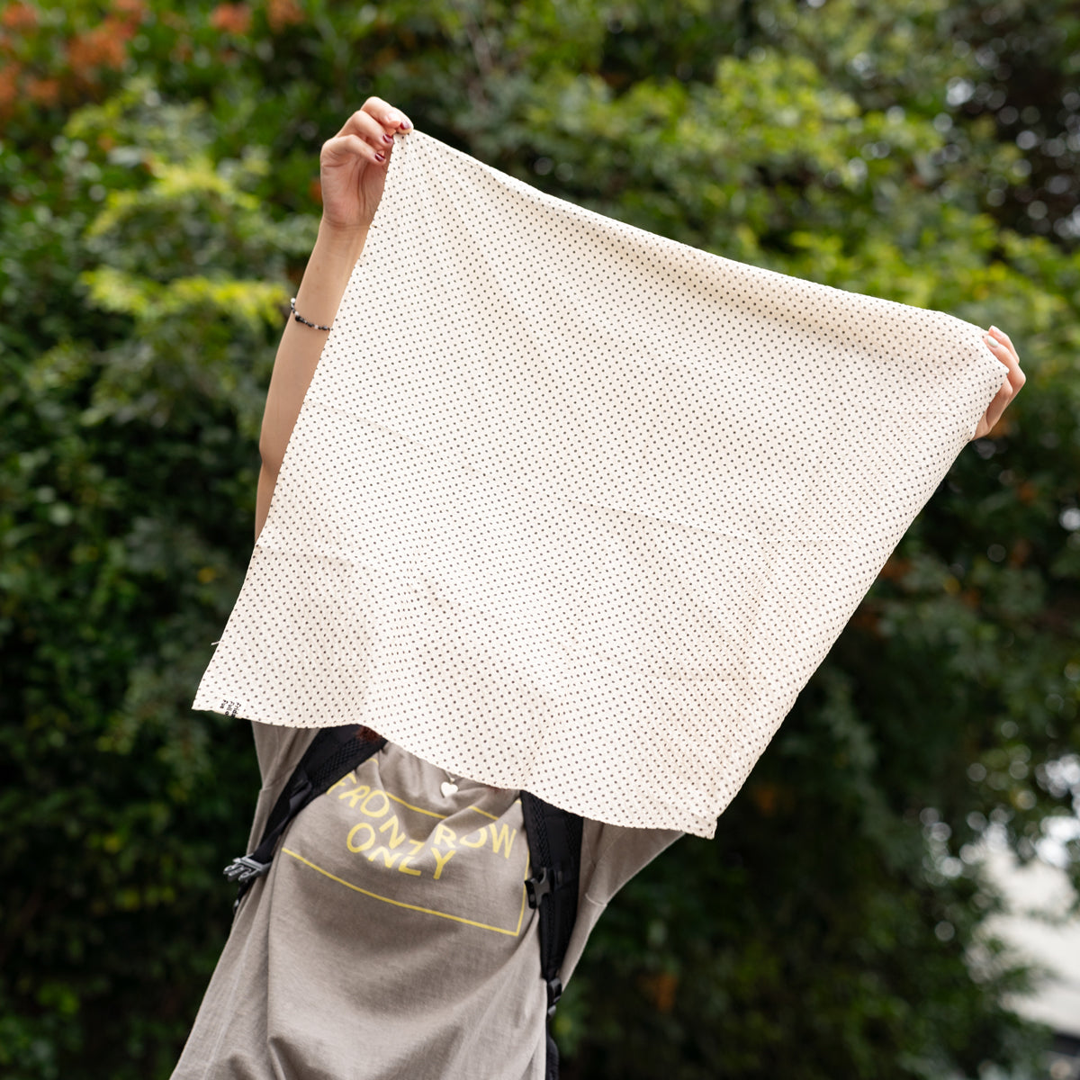 F F F   Scarf -Small dot print