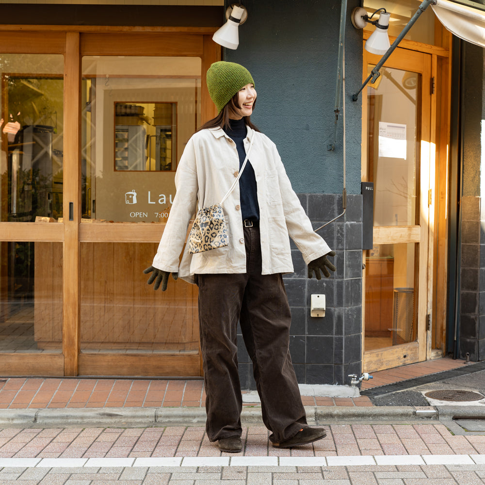 TEMBEA　巾着 POCHETTE -LEOPARD