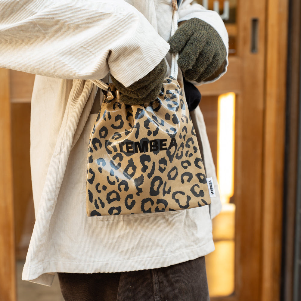TEMBEA　巾着 POCHETTE -LEOPARD