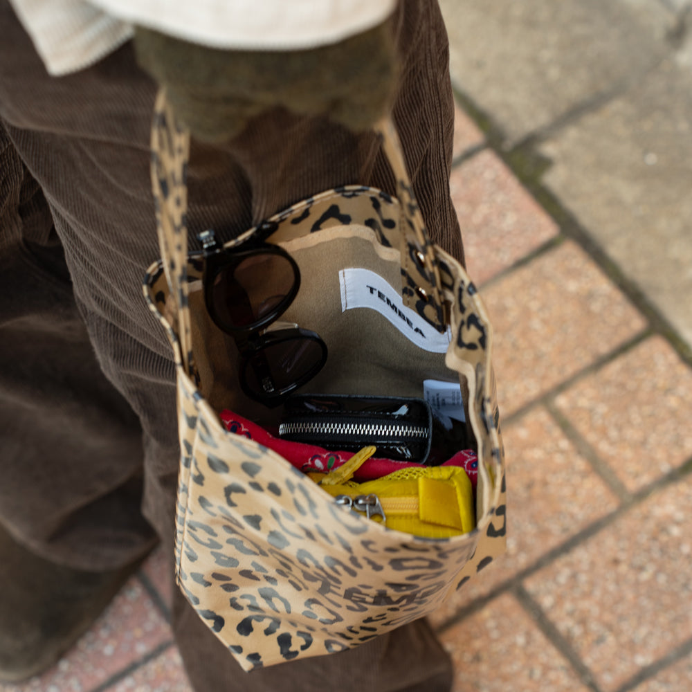 TEMBEA　BAGUETTE TOTE MINI -LEOPARD