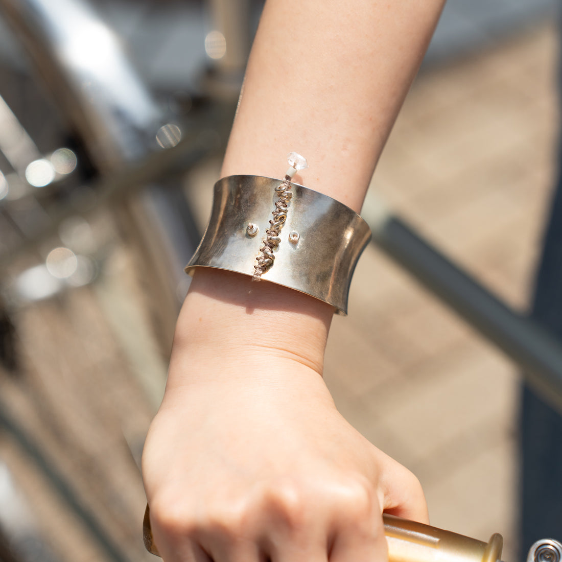 WONDER FULL LIFE × accessoories mau　TALISMAN / kalen silver SILVER BANGLE #１
