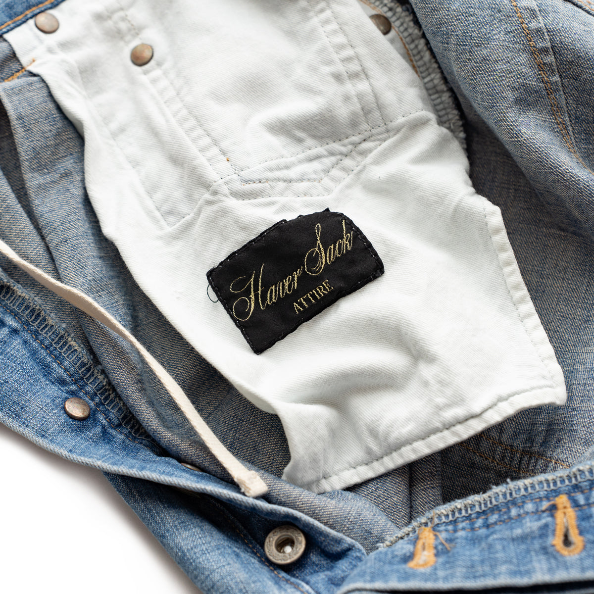 HAVERSACK  Wide Tapered Denim -Vintage wash