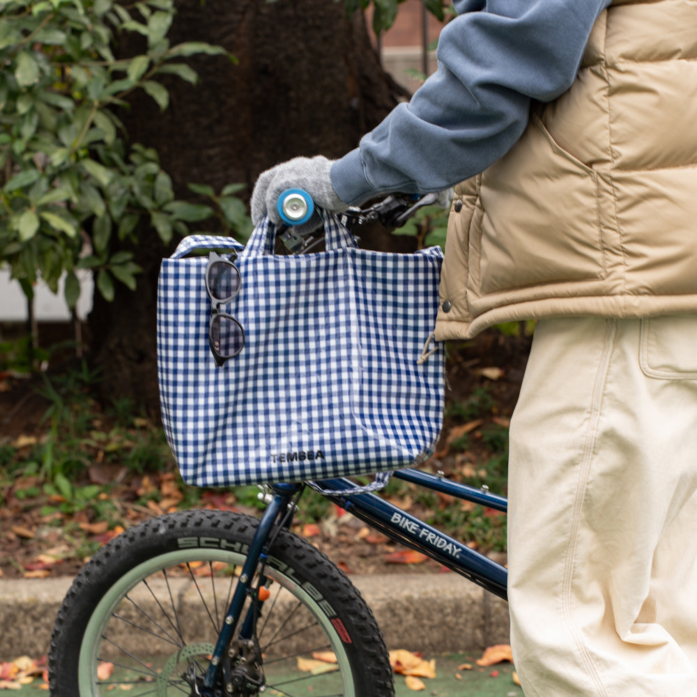 TEMBEA × Friday  SHOULDER BAG "GINGHAM NAVY"