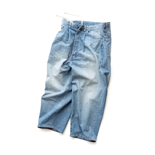 HAVERSACK  Wide Tapered Denim -Vintage wash