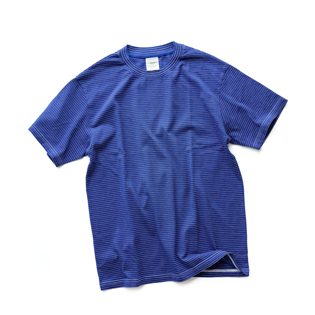 Yonetomi  GARMENT DYED BORDER T-SHIRT