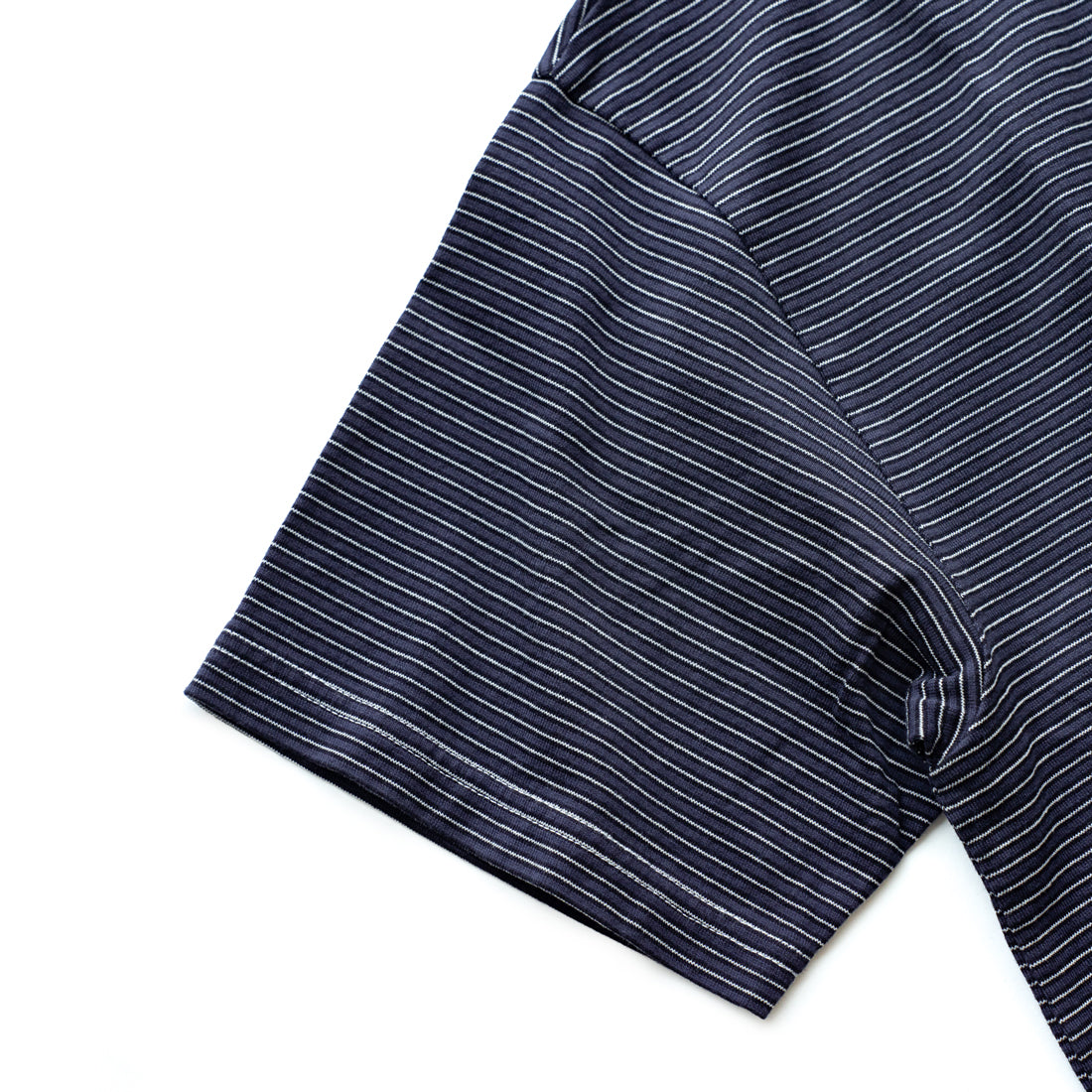 Yonetomi  GARMENT DYED BORDER T-SHIRT