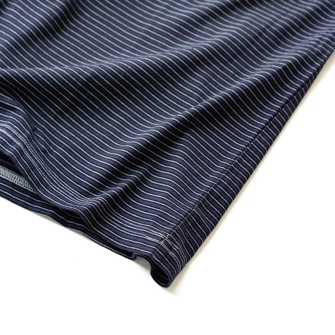 Yonetomi  GARMENT DYED BORDER T-SHIRT