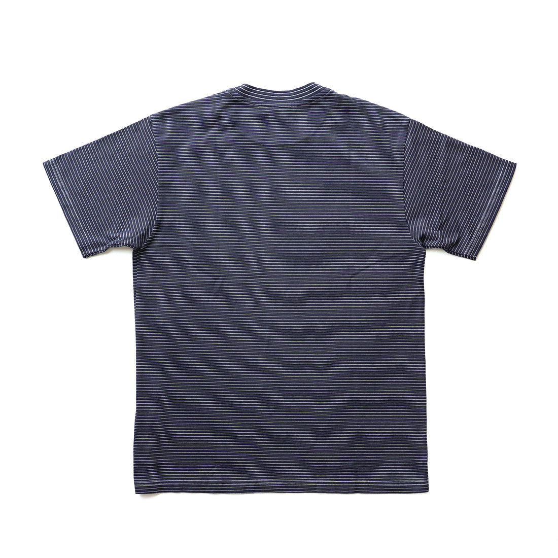 Yonetomi  GARMENT DYED BORDER T-SHIRT