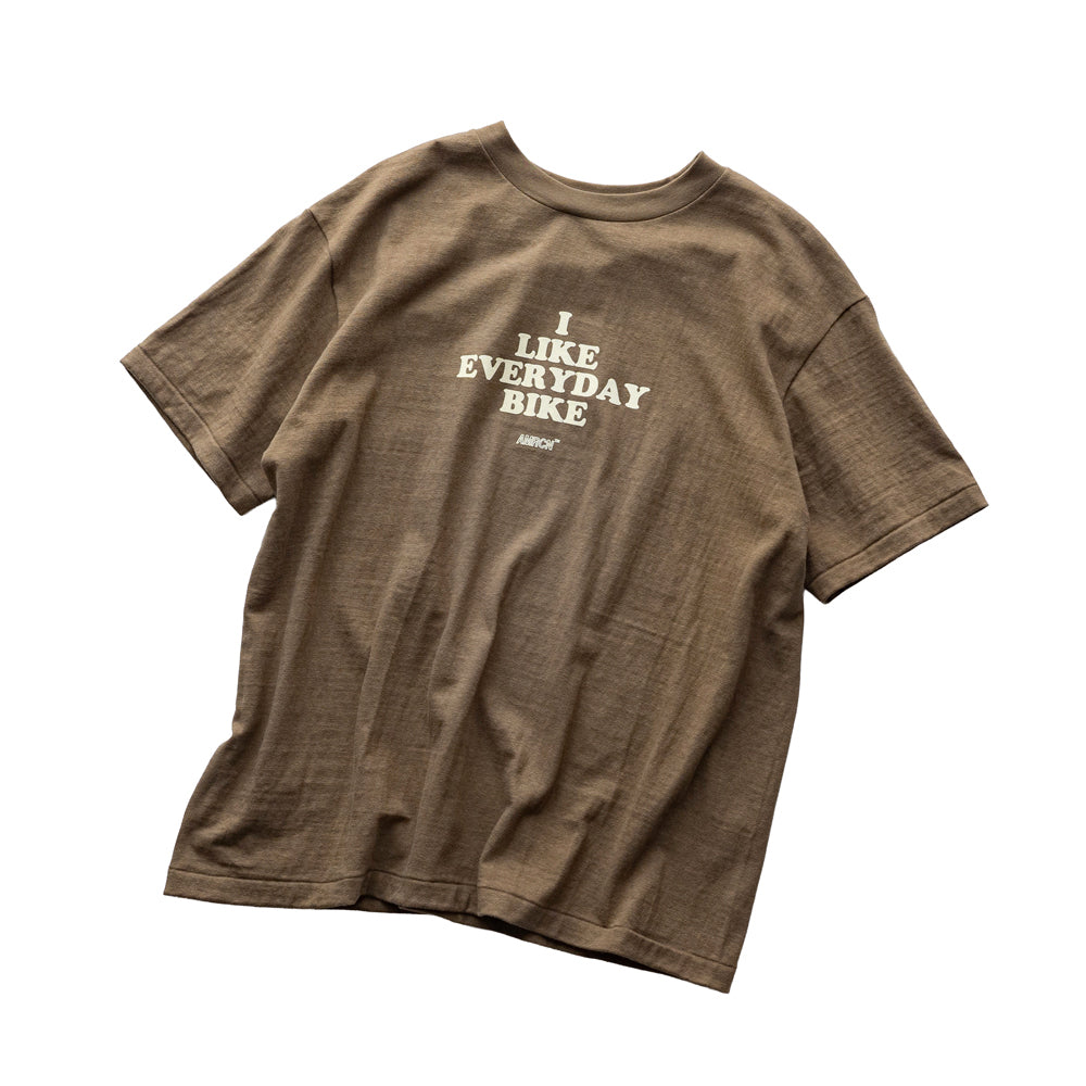 Americana × Friday   Print tee " I like everydaybike"