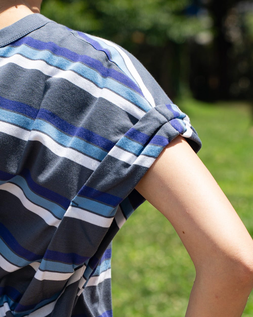 Americana Multi border roll up Tee