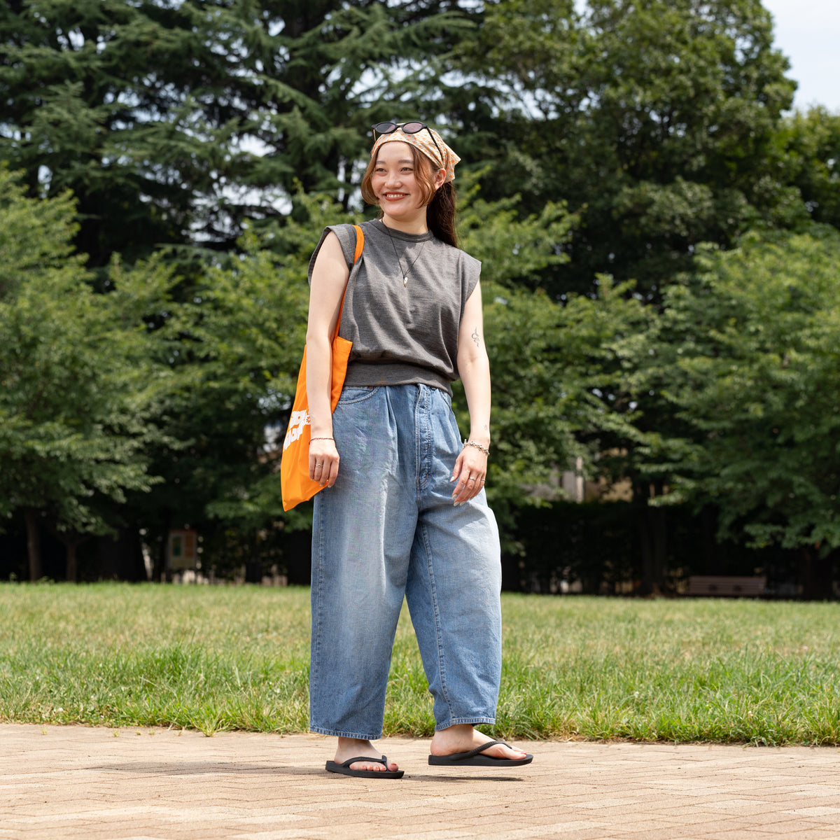 F F F   Tote bag  -Orange