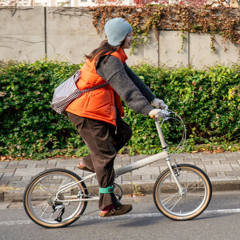 TEMBEA × Friday  SHOULDER BAG "GINGHAM BROWN"