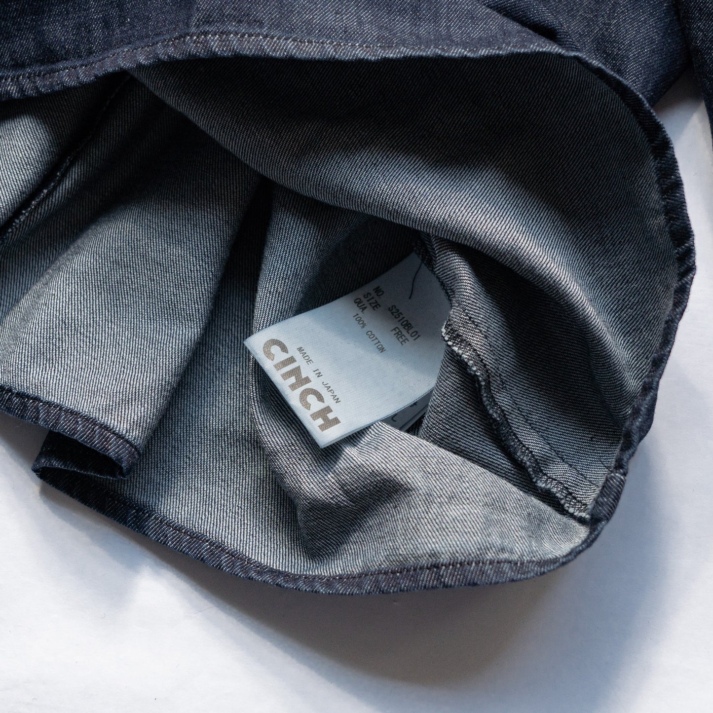 Oblada DENIM SHIRRING BLOUSE