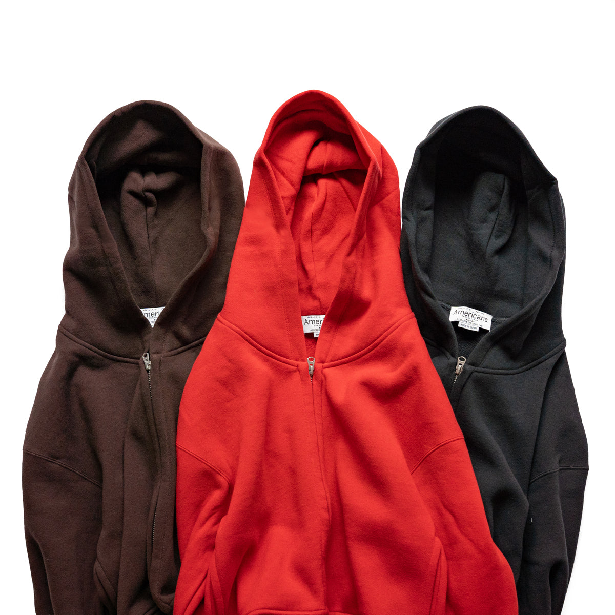 Americana CROPPED FULL ZIP HOODIE