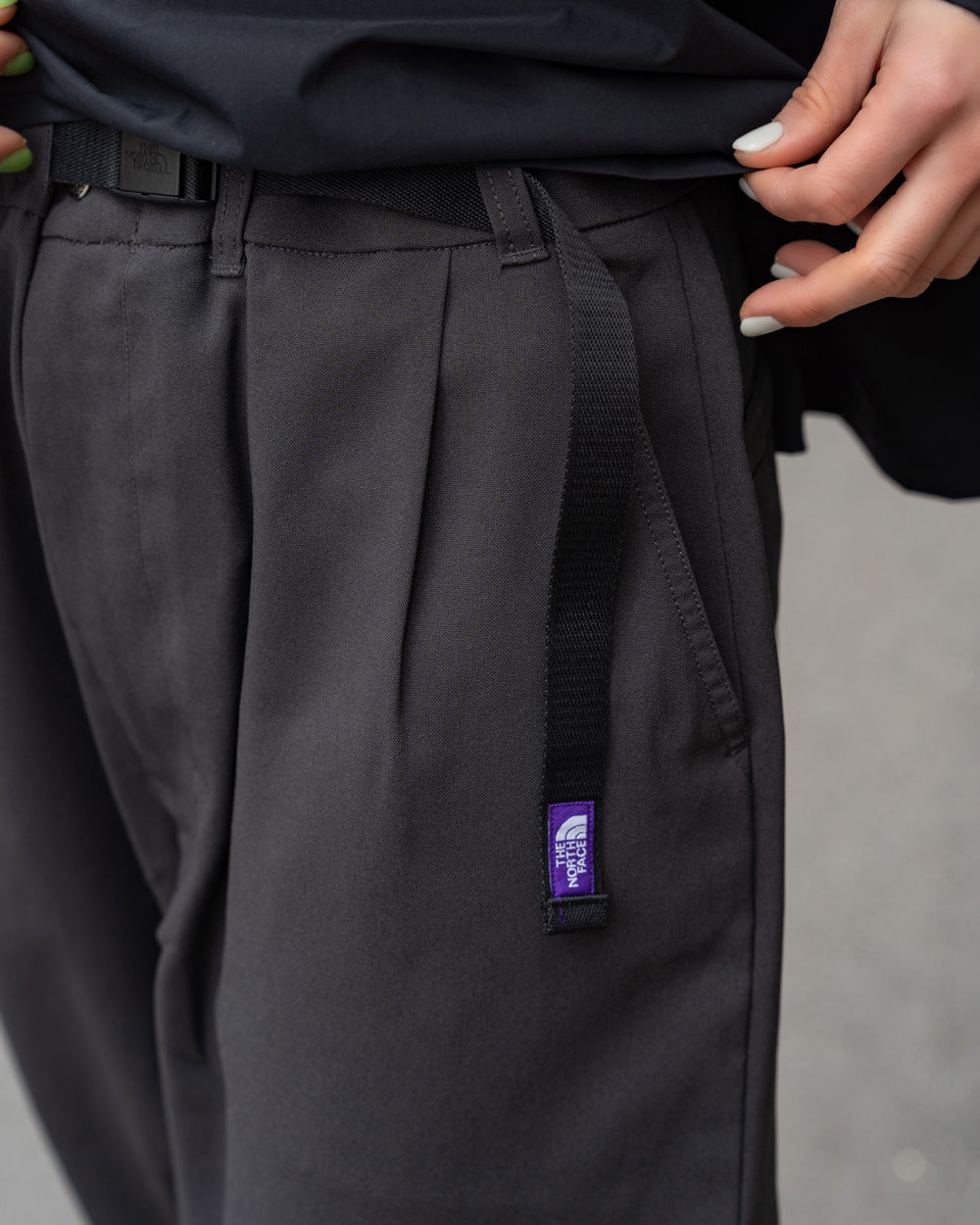 THE NORTH FACE PURPLE LABEL  Polyester Tropical Field Work Pants -One tuck