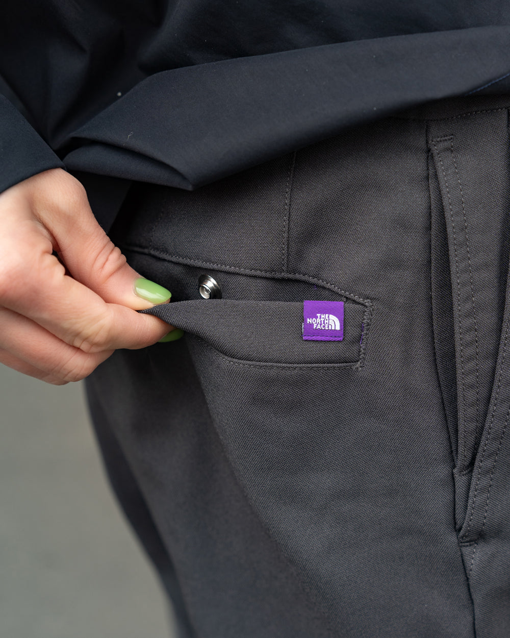 THE NORTH FACE PURPLE LABEL  Polyester Tropical Field Work Pants -One tuck