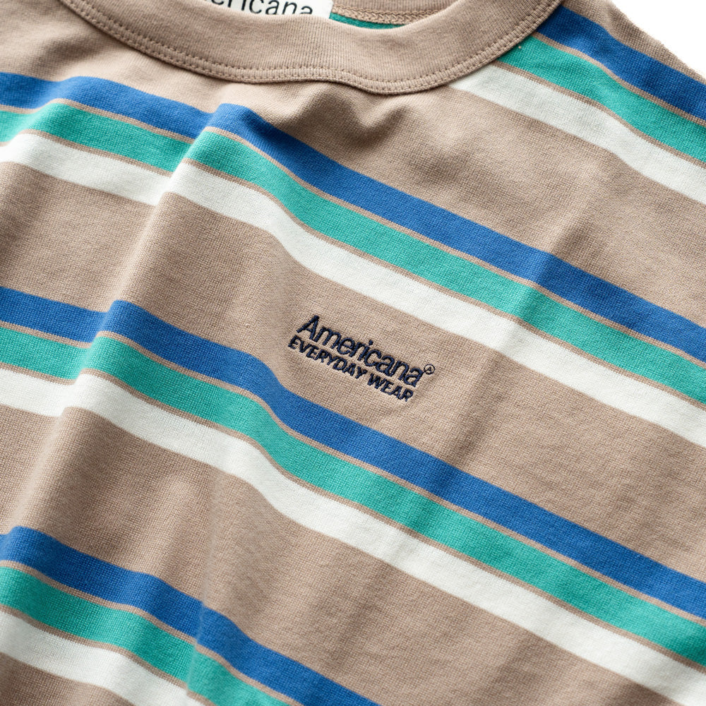 Americana Multi border roll up Tee