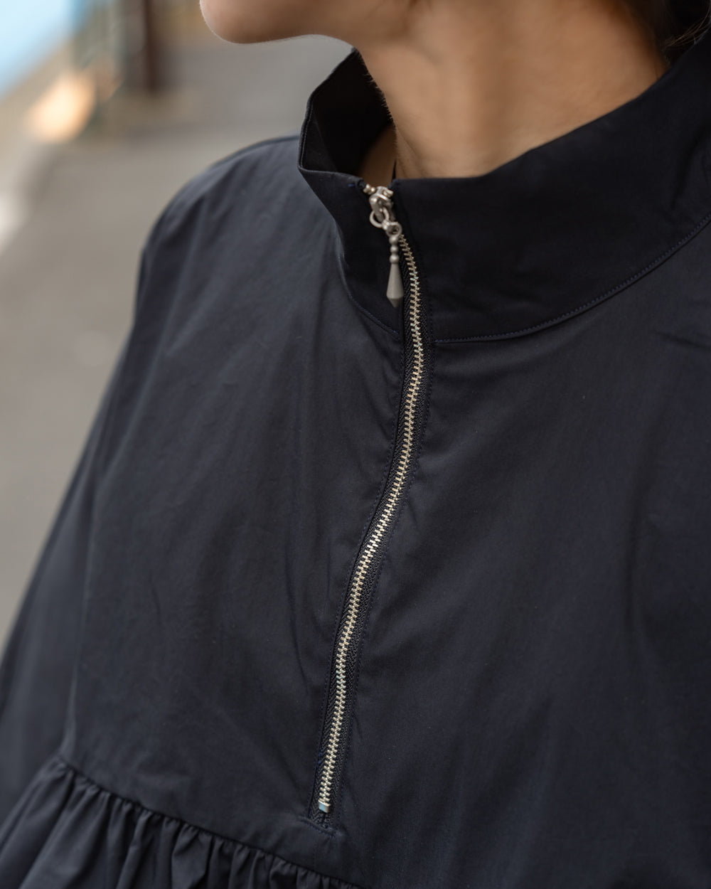 HAVERSACK × Friday  Half Zip P/O Blouse