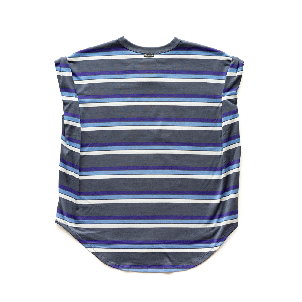 Americana Multi border roll up Tee