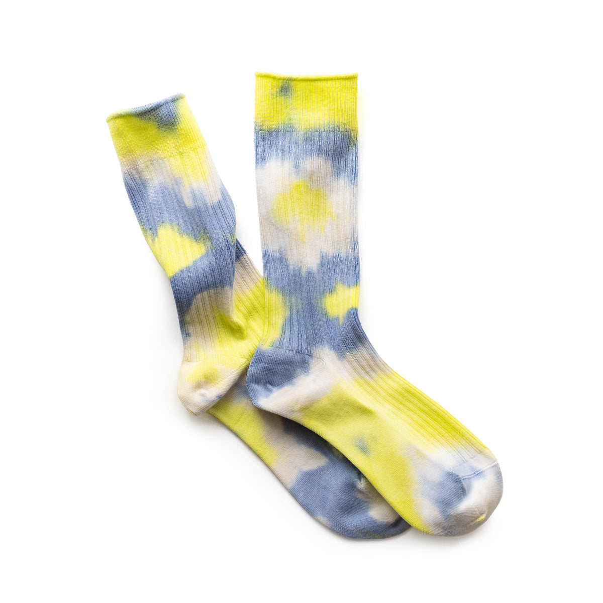 ROTOTO TIE DYE SWEDISH MILITARY RIB SOCKS