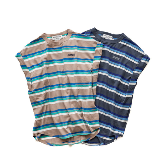 Americana Multi border roll up Tee