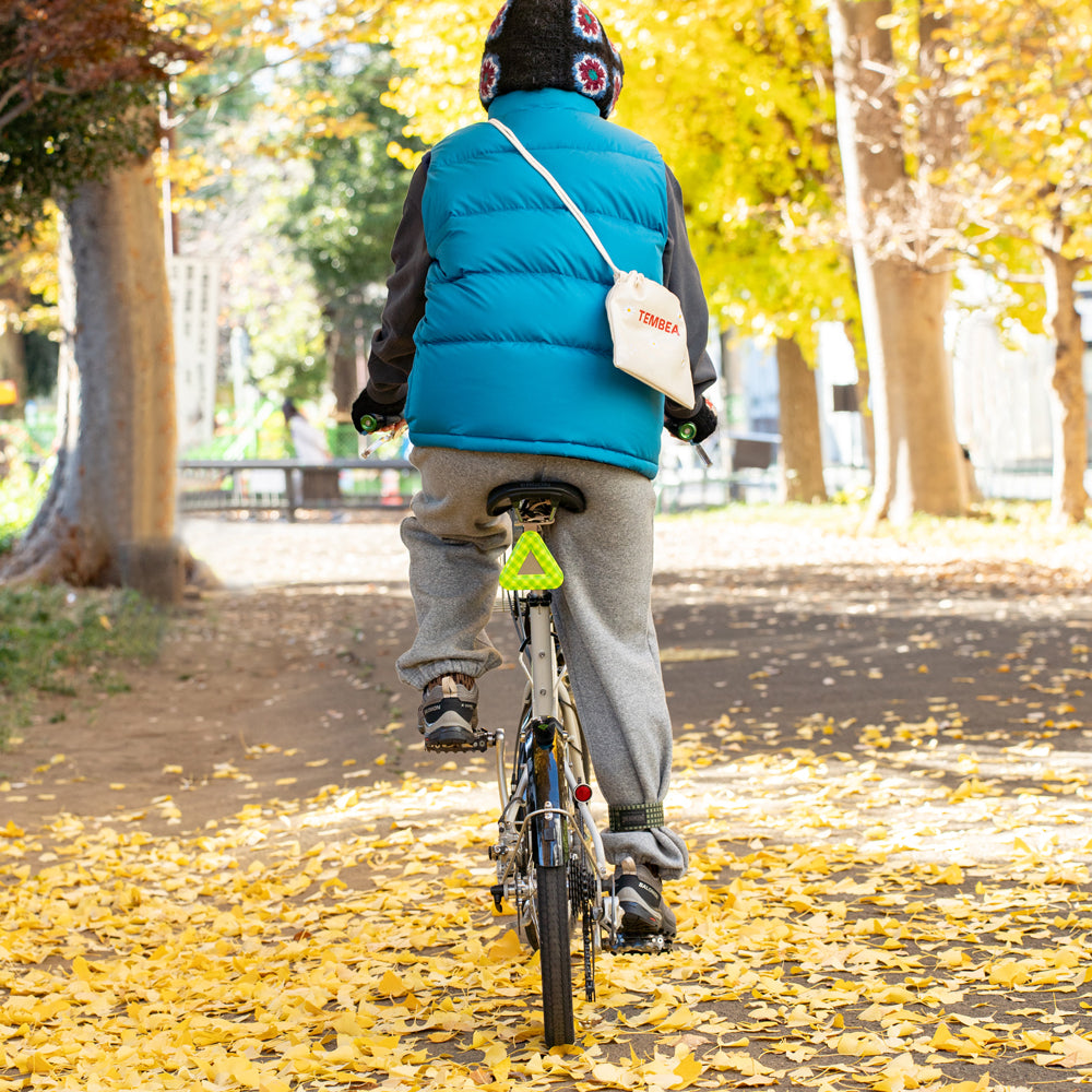 BLUE LUG × Friday  Triangle reflector -Gingham check