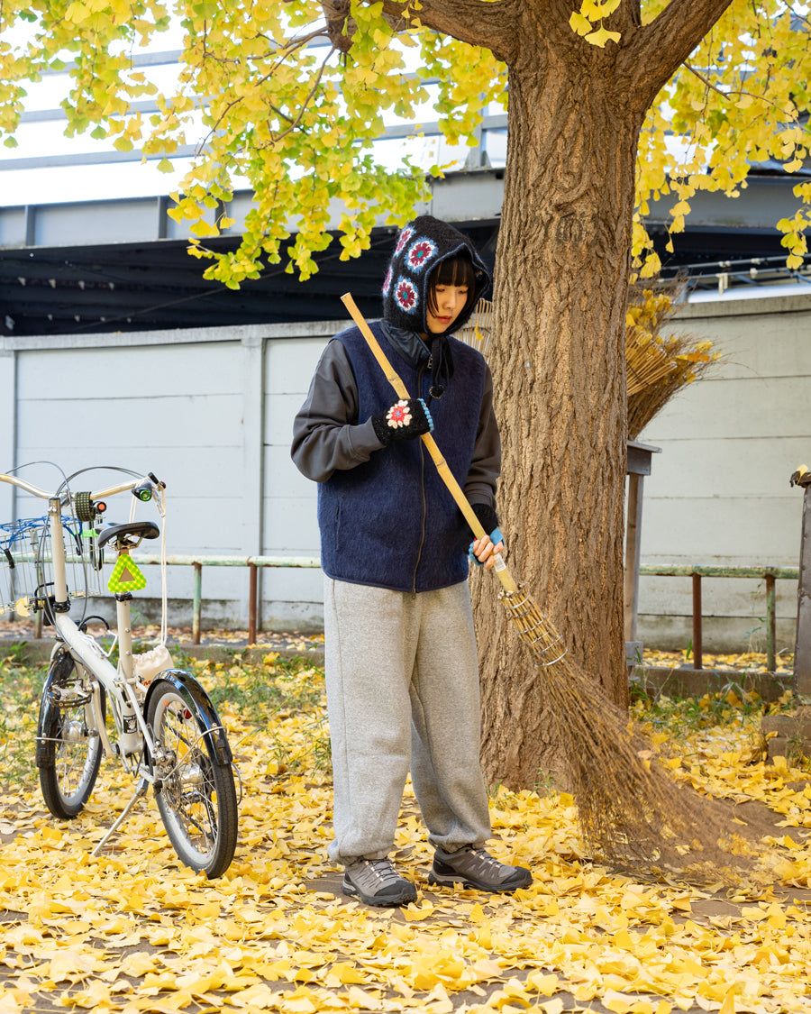 nanamica Zip-Up Mohair Vest -Unisex