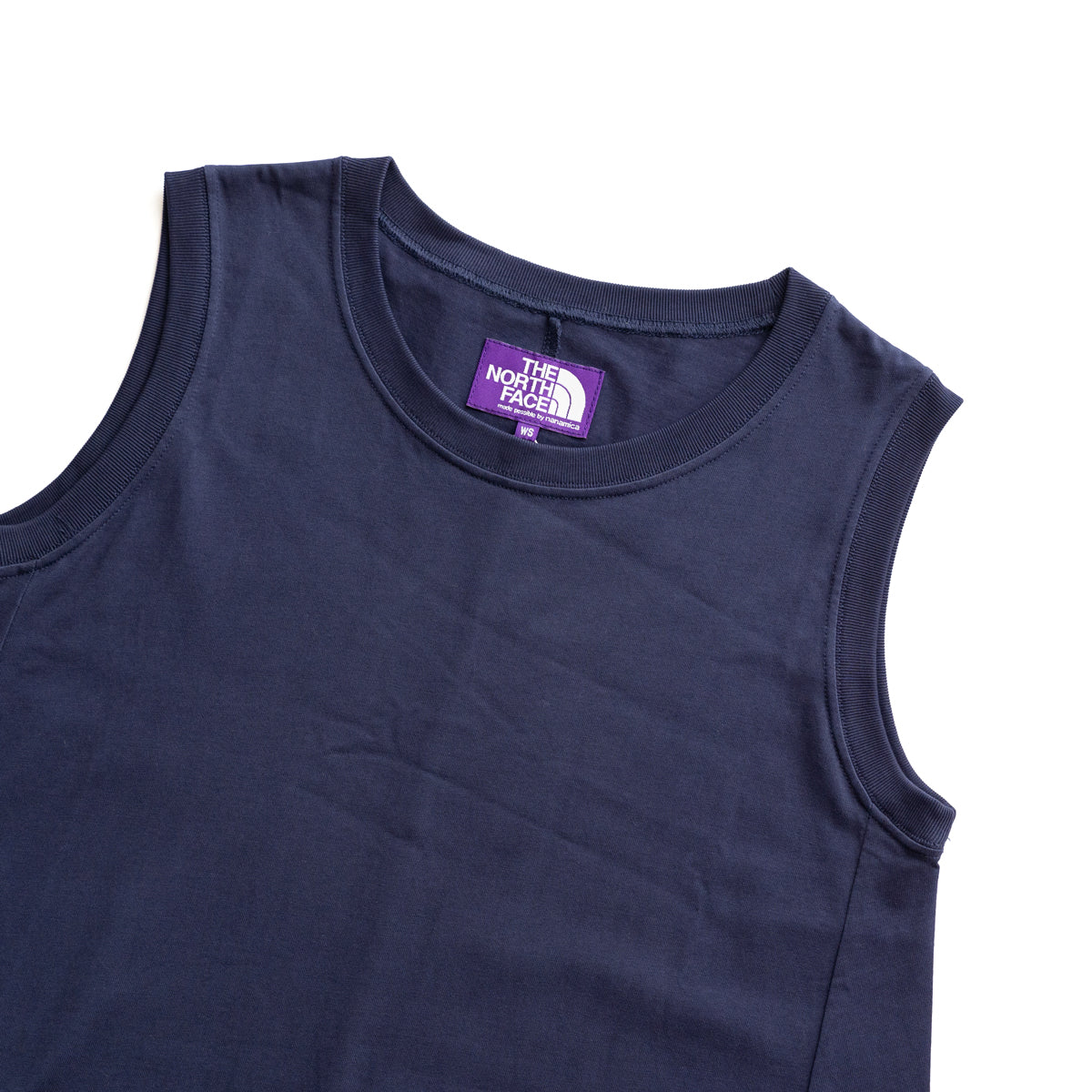 THE NORTH FACE PURPLE LABEL  Cotton Jersey Sleeveless Flared Dress