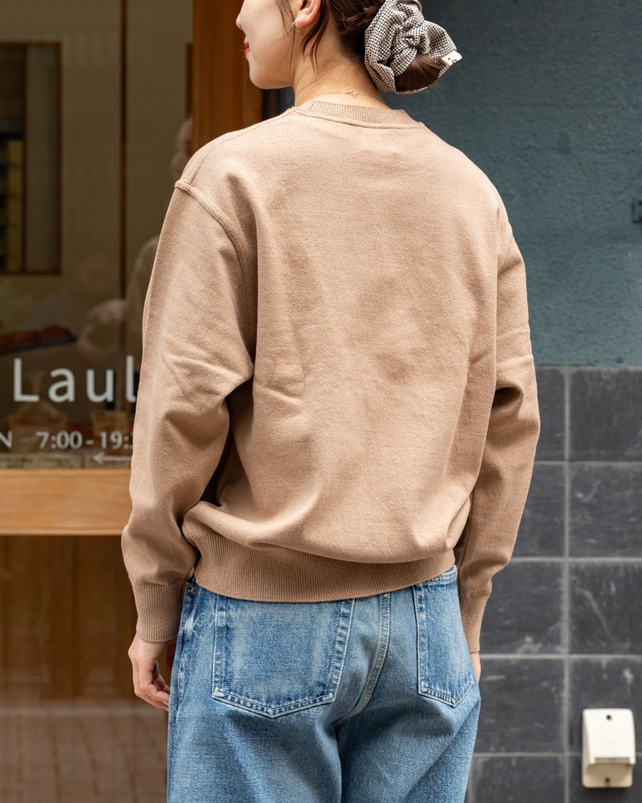 Yonetomi  WAVE COTTON KNIT PULLOVER