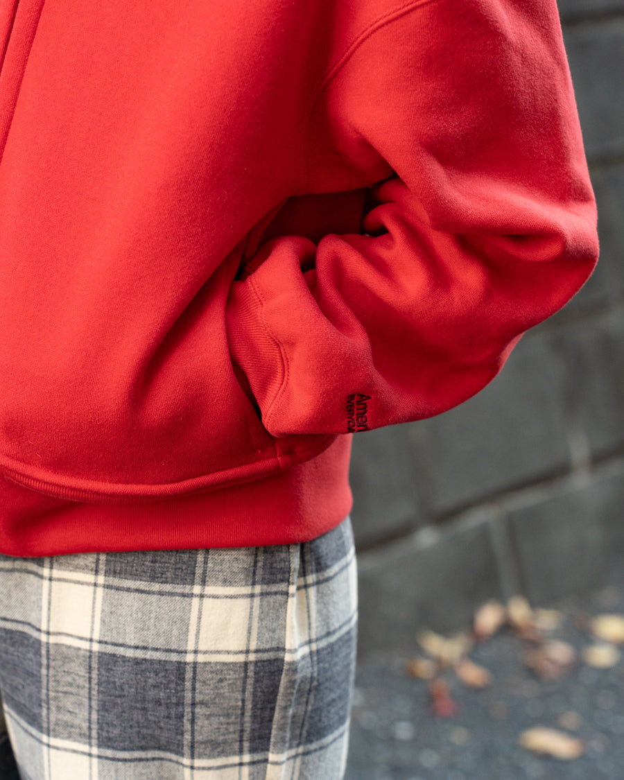 Americana CROPPED FULL ZIP HOODIE