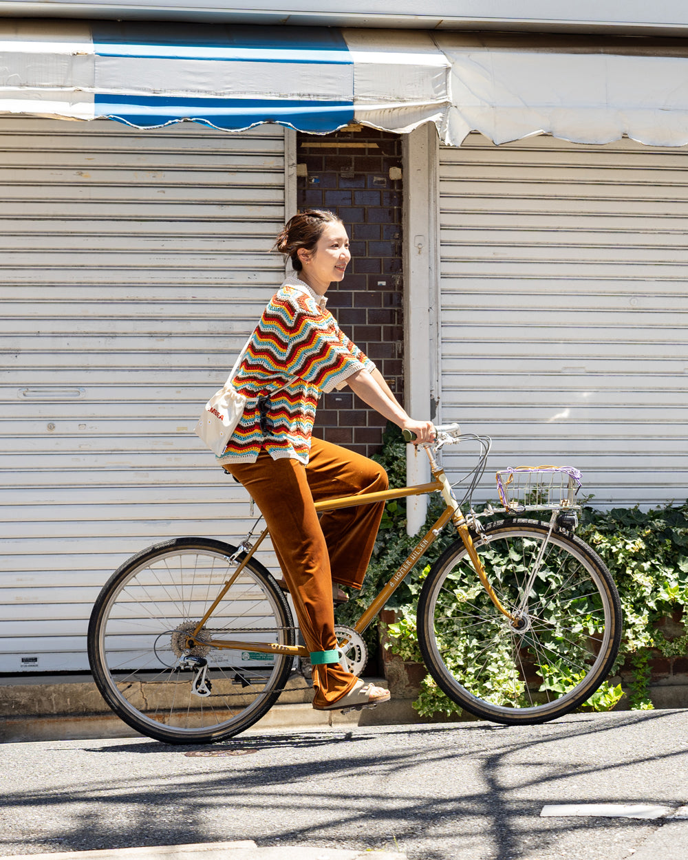 COOHEM ZIGZAG SUKASHI KNIT PULLOVER