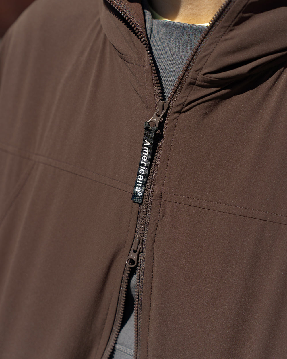 Americana Cropped zip hoodie