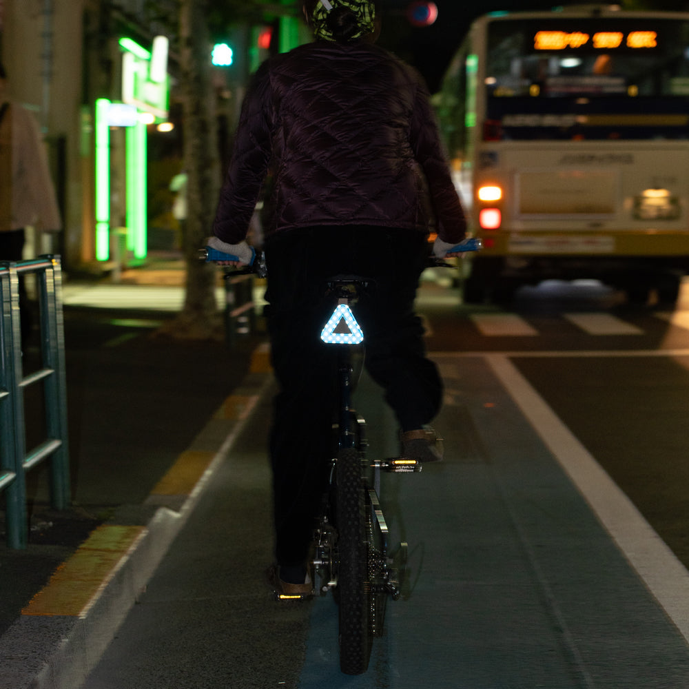 BLUE LUG × Friday  Triangle reflector -Gingham check