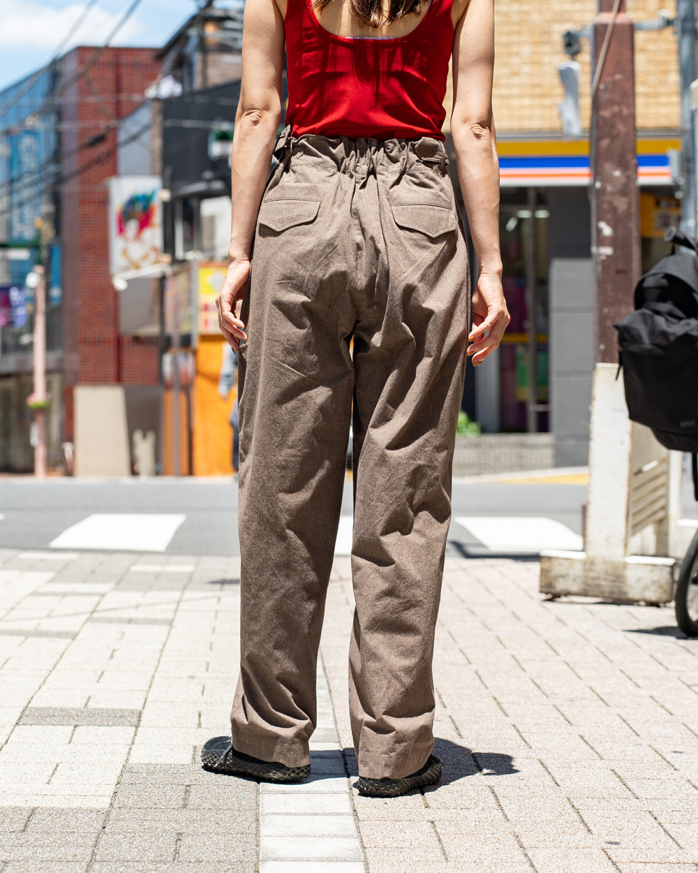 nanamica Cotton Buff Cloth Gurkha Pants