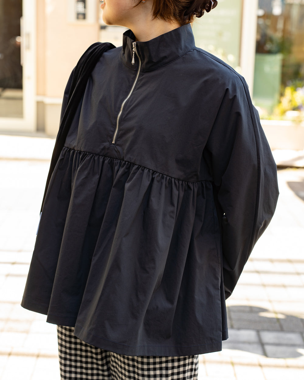 HAVERSACK × Friday  Half Zip P/O Blouse