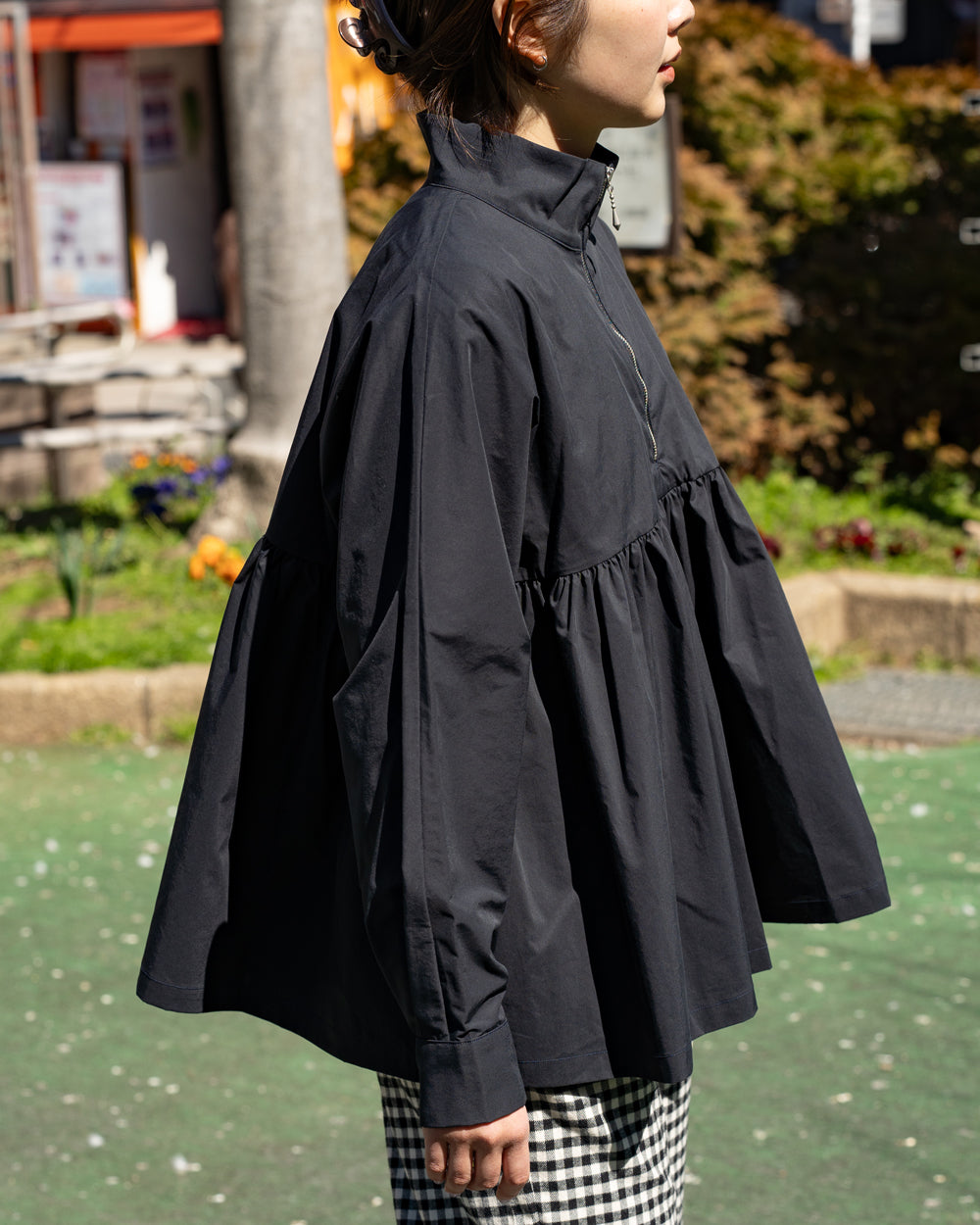 HAVERSACK × Friday  Half Zip P/O Blouse