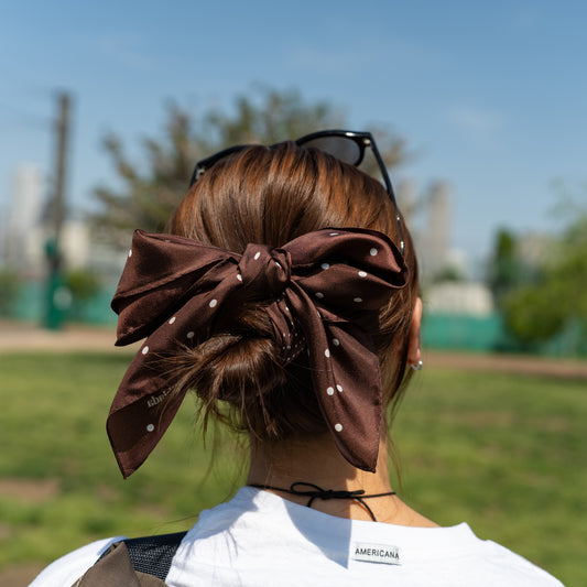 Oblada  MIX DOT SILK SCARF