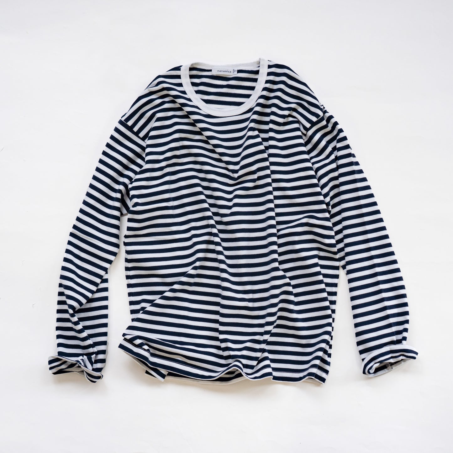 nanamica COOLMAX Stripe Jersey L/S Tee