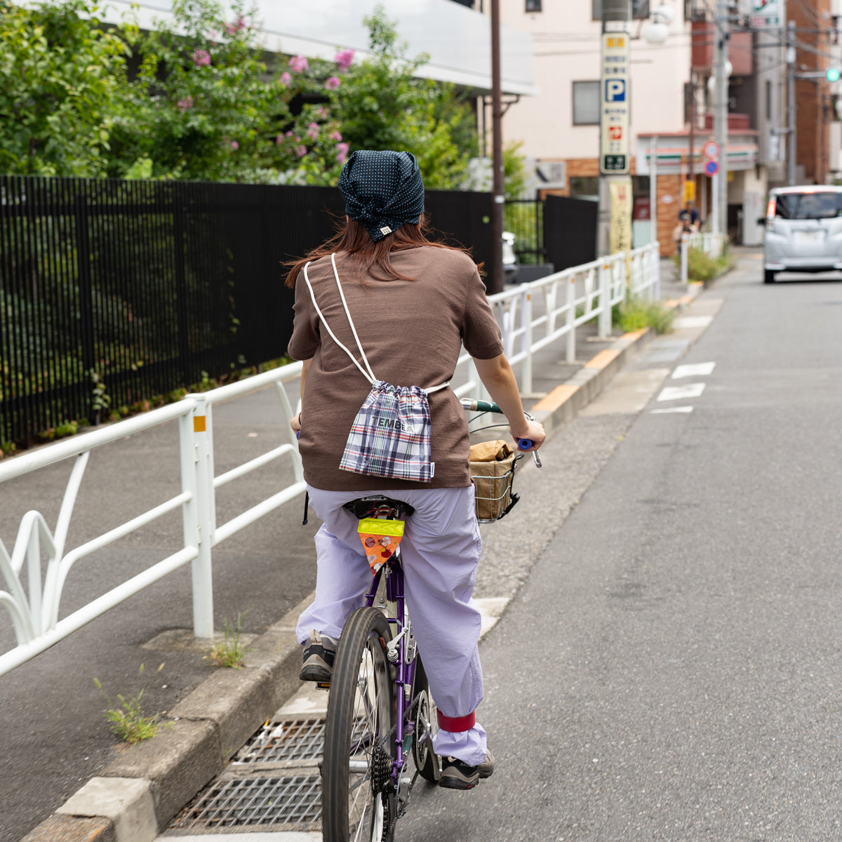 TEMBEA　巾着 POCHETTE -NEW CHECK