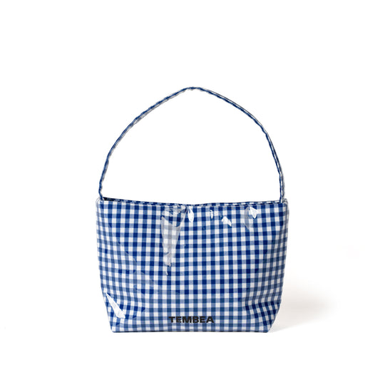 TEMBEA × Friday  SINGLE TOTE SHORT "GINGHAM NAVY"