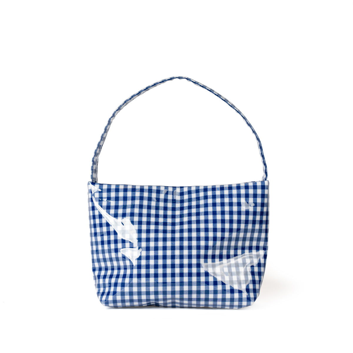 TEMBEA × Friday  SINGLE TOTE SHORT "GINGHAM NAVY"