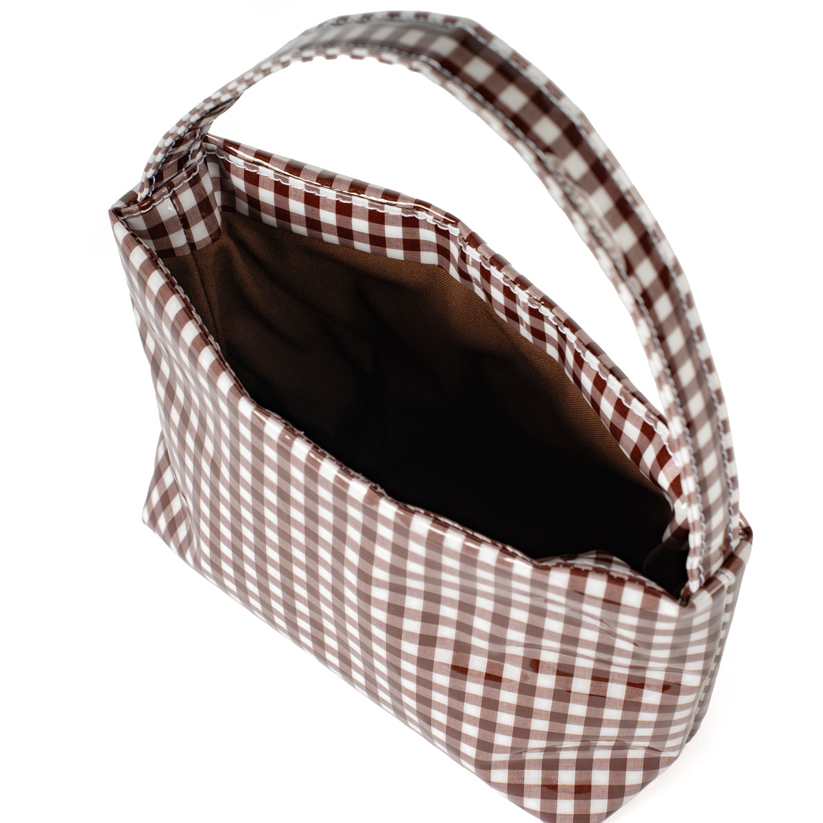 TEMBEA × Friday  SINGLE TOTE SHORT "GINGHAM BROWN"