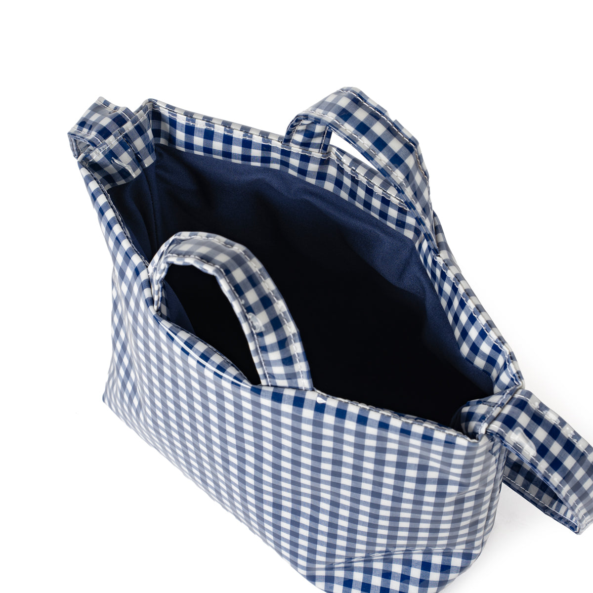 TEMBEA × Friday  SHOULDER BAG "GINGHAM NAVY"
